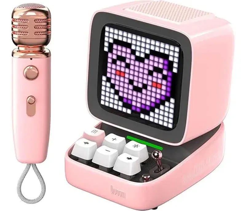 Divoom DitooMic Microfono con bocina Inalambrico y Bluetooth