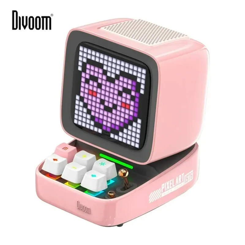 Divoom DitooPro Bocina Pixel Art Multifuncional diseño retro