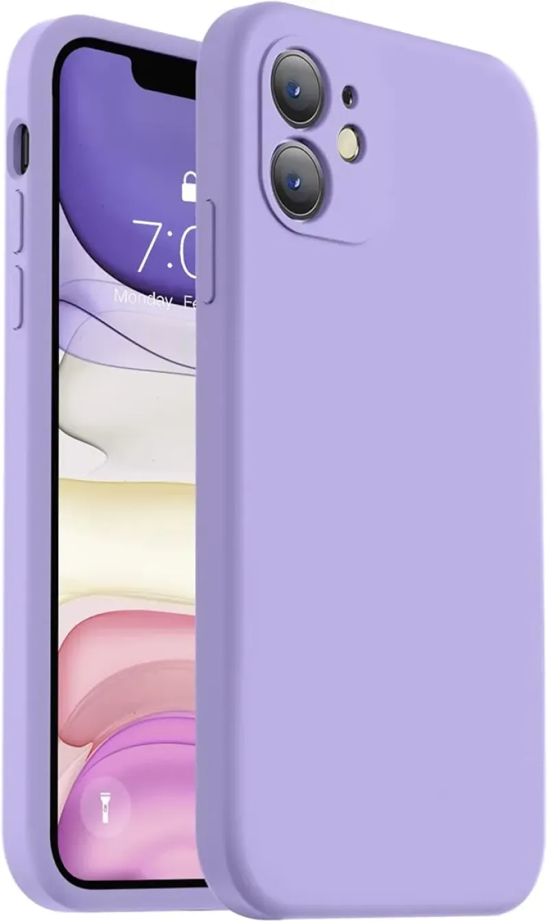 Funda compatible con iPhone 11 de 6.1 pulgadas Color Morado 