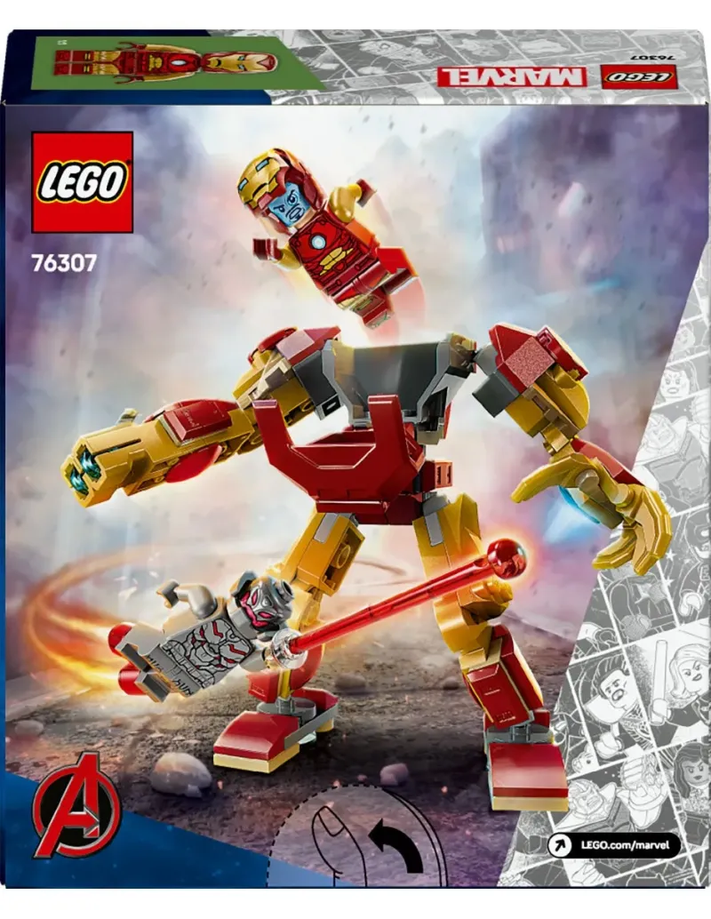 Avengers Armadura Robótica de Iron Man vs. Ultrón 76307 Marvel