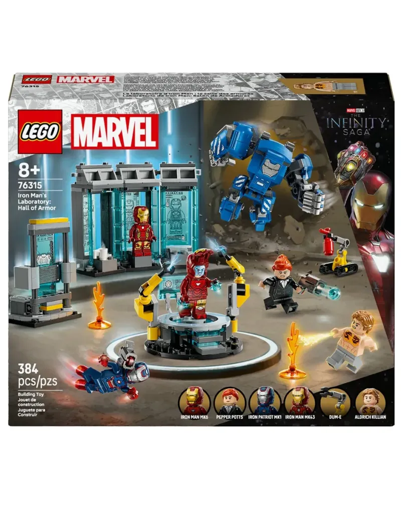 Infinity Saga Laboratorio de Iron Man: Sala de Armaduras 76315