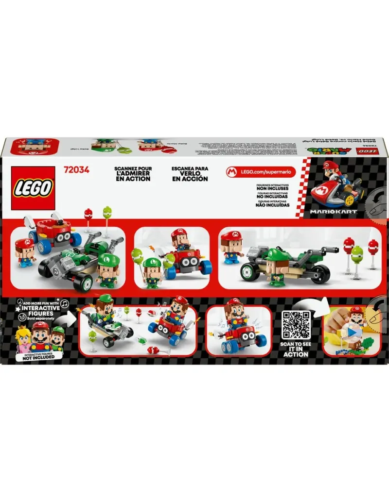 Bebé Mario vs. Bebé Luigi 72034 Mario Kart