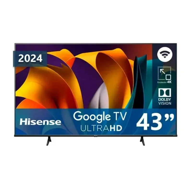Pantalla Smart TV Hisense QLED de 43 pulgadas 4K UHD 43QD6N con Google TV