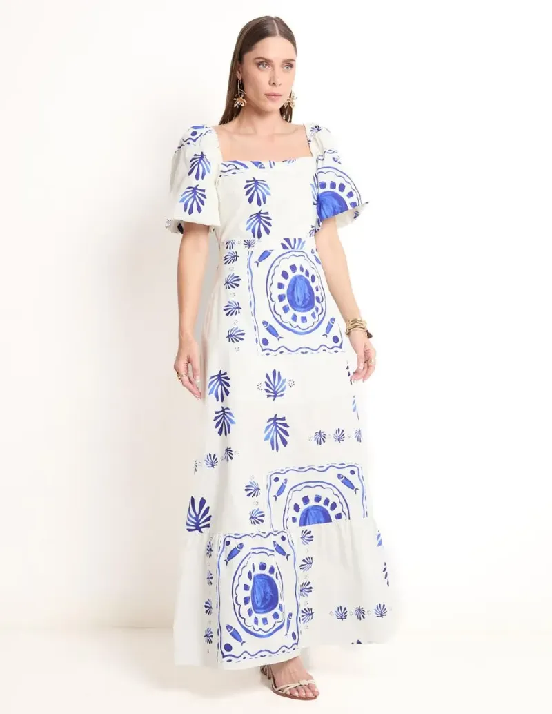 Vestido largo casual para mujer - MAP