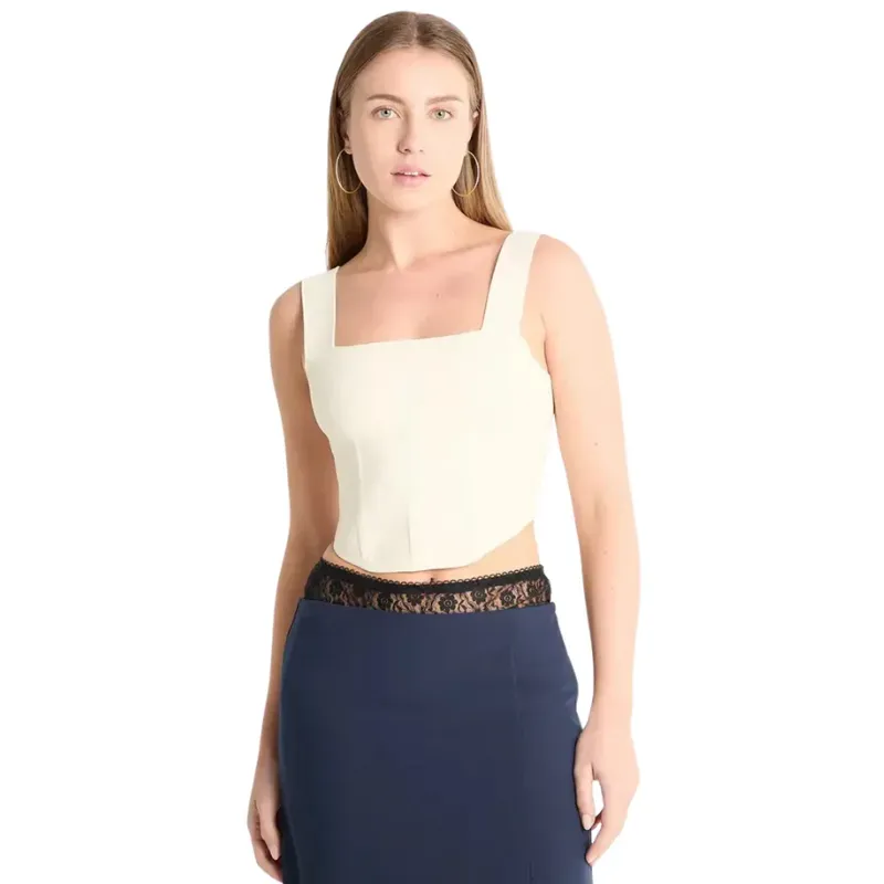 Top escote cuadrado tirante ancho - XL
