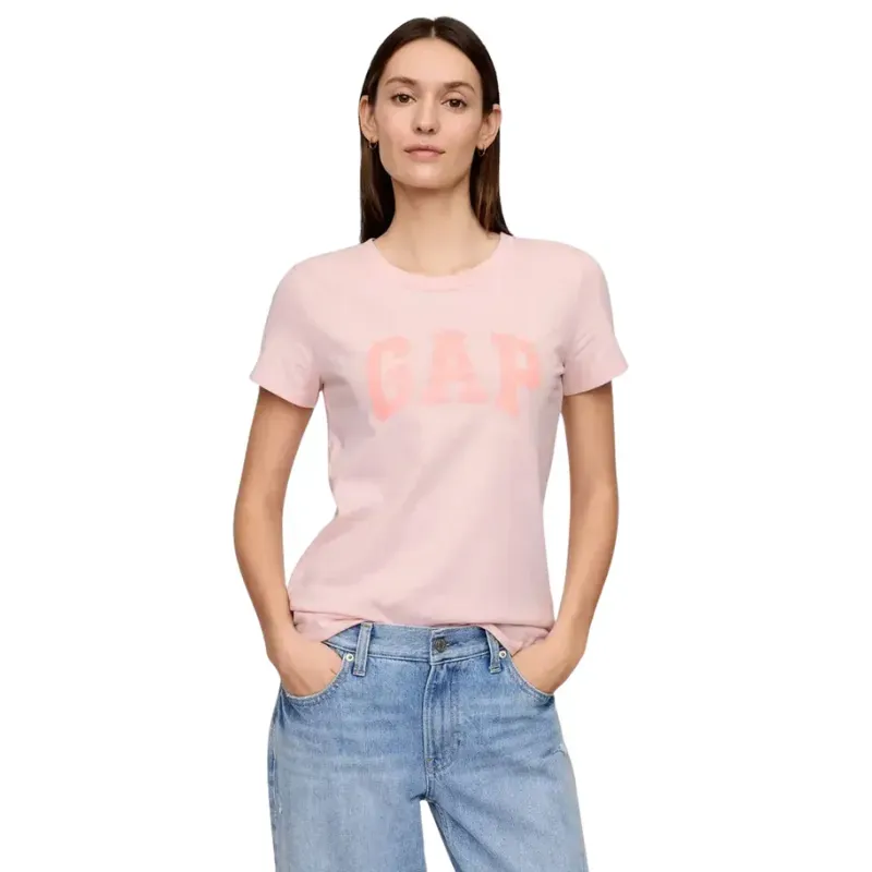 Playera manga corta cuello redondo para mujer - Tallas M