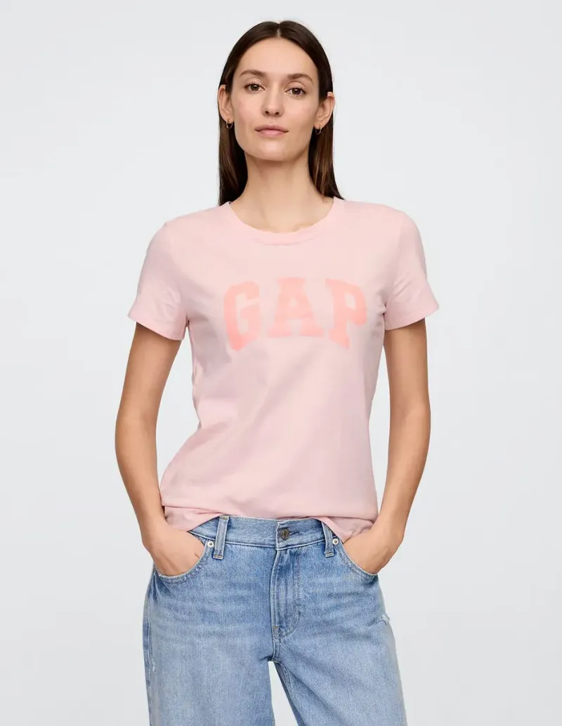 Playera manga corta cuello redondo para mujer - Tallas M