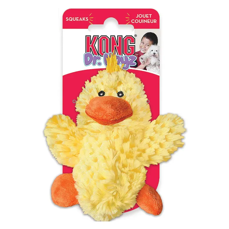 Kong Peluche de Pato Dr. Noyz con Sonido para Perro 