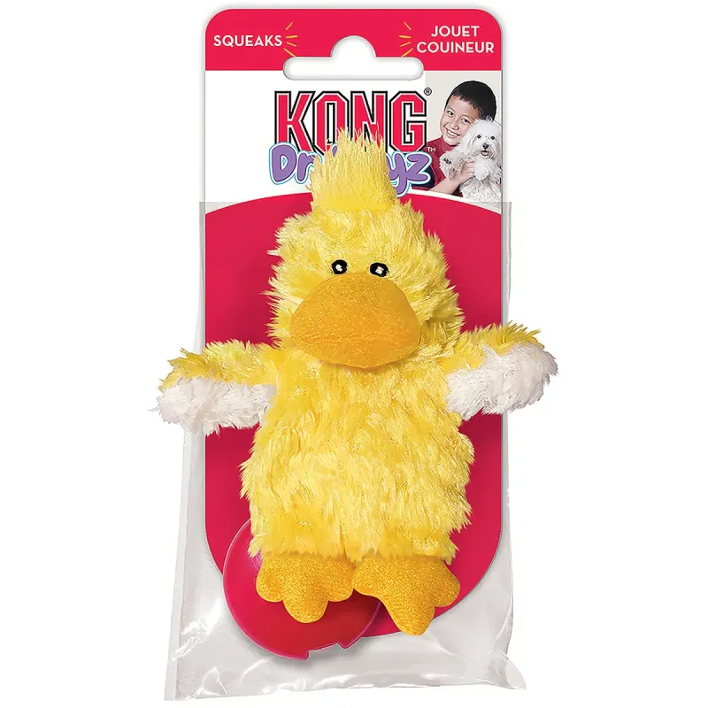 Kong Peluche de Pato Dr. Noyz con Sonido para Perro - Tamaño XS