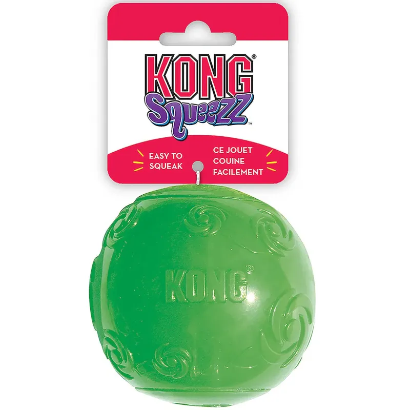 Kong Pelota de Goma Squeezz para Perro - Tamaño L