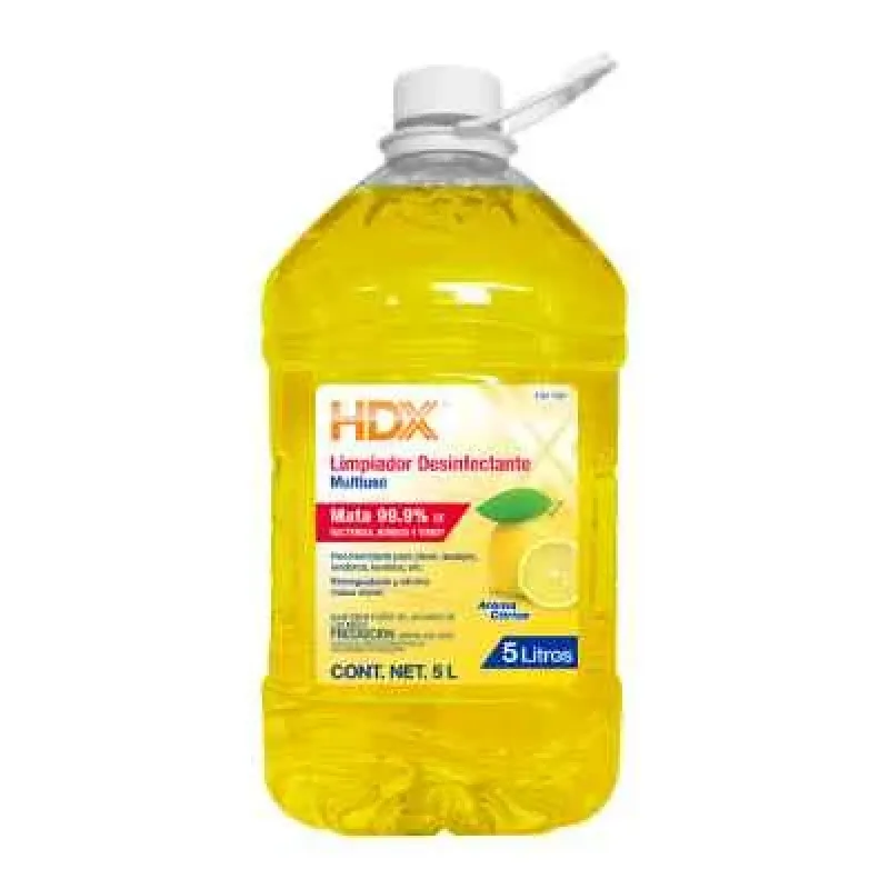 LIQUIDO LIMPIADOR Y DESINFECTANTE MULTÍUSOS HDX Aroma Frutal Y Floral