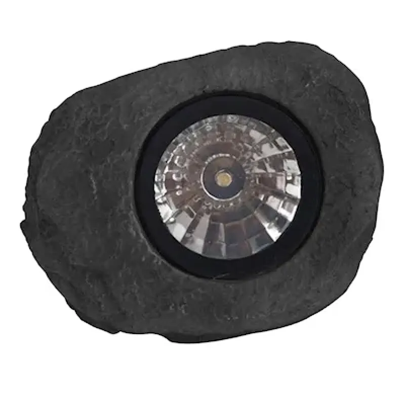 REFLECTOR SOLAR ROCA EXTERIOR LUZ LED BLANCA CÁLIDA