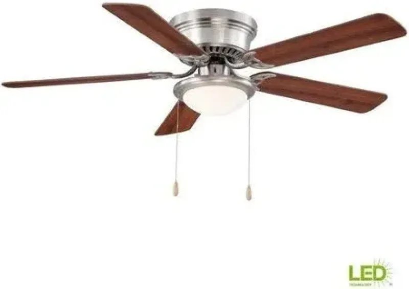 VENTILADOR DE TECHO HUGGER 52" PARA INTERIOR BRONCE / CAFÉ