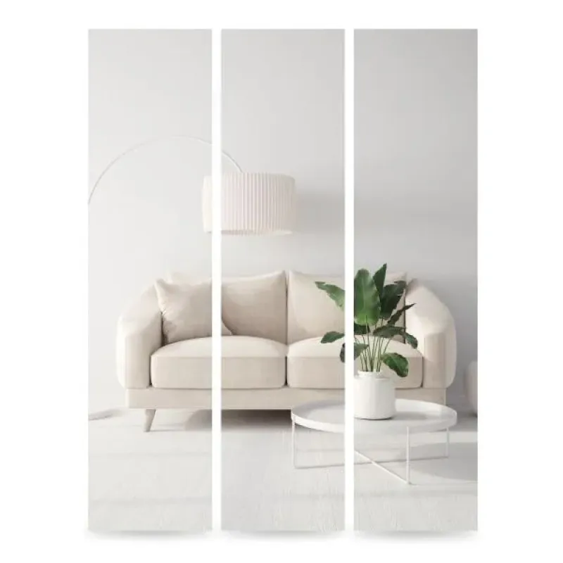 SET DE 3 ESPEJOS PULIDO RECTANGULARES CANTO