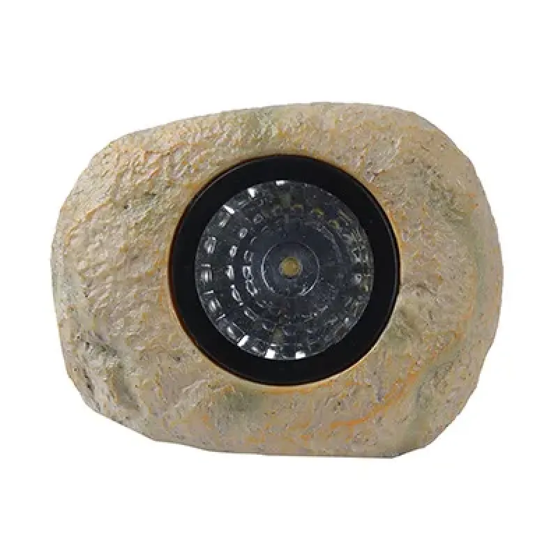 REFLECTOR SOLAR ROCA EXTERIOR LUZ LED BLANCA CÁLIDA 