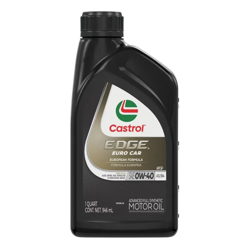 Aceite de Motor Completamente Sintetico Castrol EDGE 0W-40 1 Cuarto