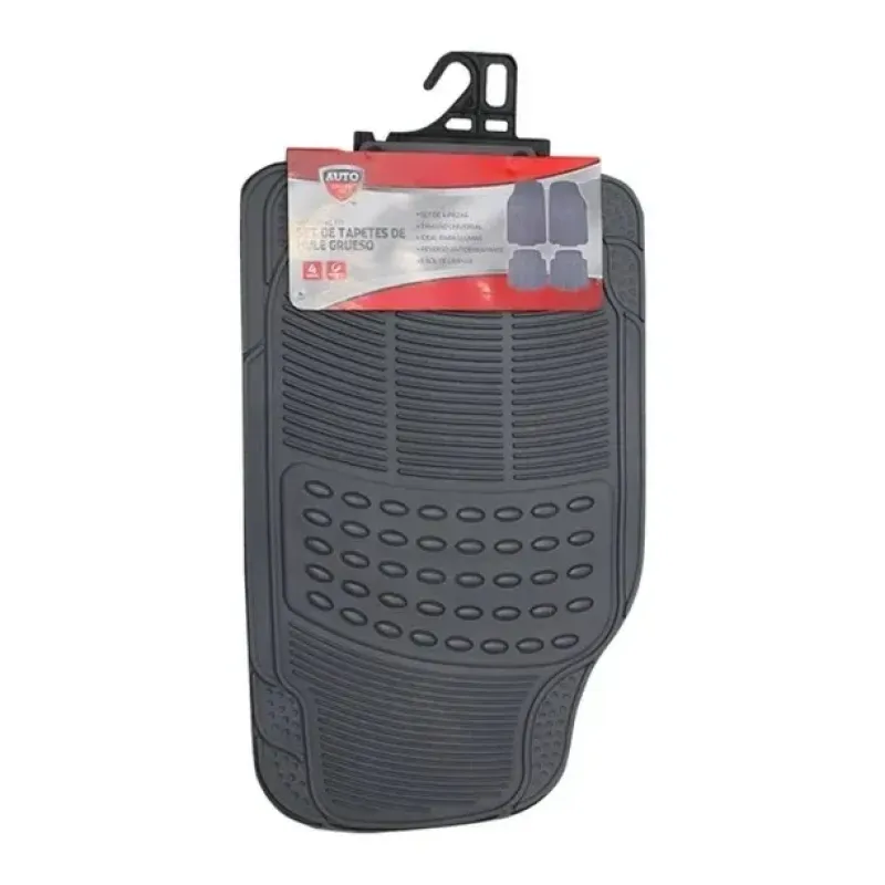 Tapete para auto Auto Drive Universal Fit Gris 4 pzas
