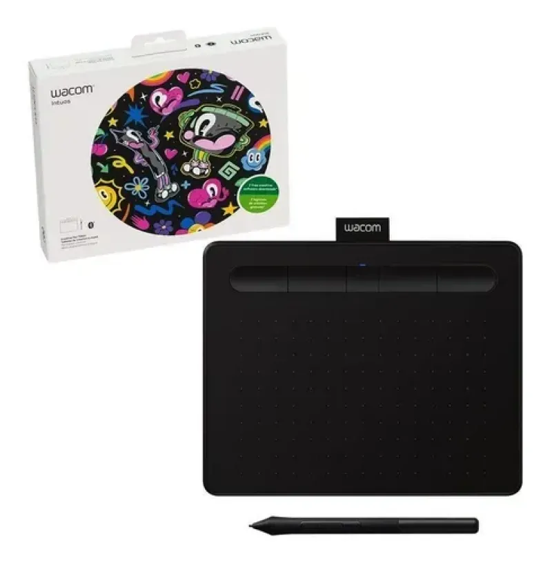 Tableta gráfica Wacom Inutos CTL4100WLK0 Bluetooth 