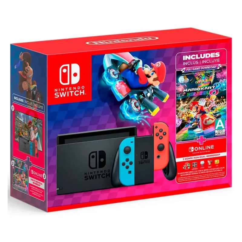 Consola Nintendo Switch Edición Bundle Kart 8