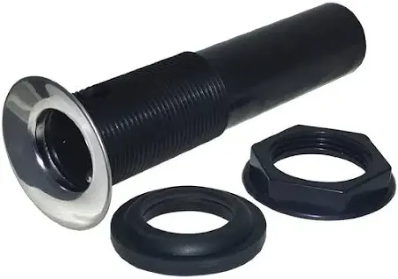 CONTRA DE ABS PARA LAVABO DE 15.2 X 5.3 CM NEGRO