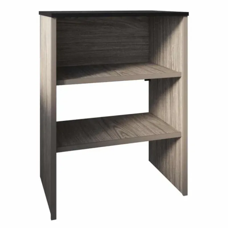 CAJONERA MÓDULO SUPERIOR 2 ENTREPAÑOS ARBOLEDA DE TABLERO LAMINADO 81.1 X 60.4 X 40.2 CM CAFÉ ROBLE TOUCH