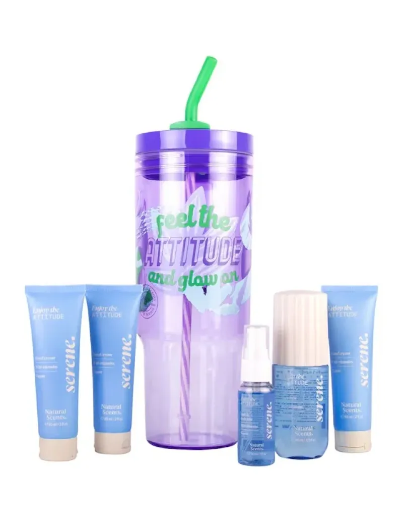 Kit Perfume para mujer Attitude Morado Bote 1.2Ml