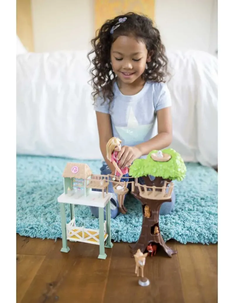 Casa para muñeca Barbie Set Rescate de Animalitos
