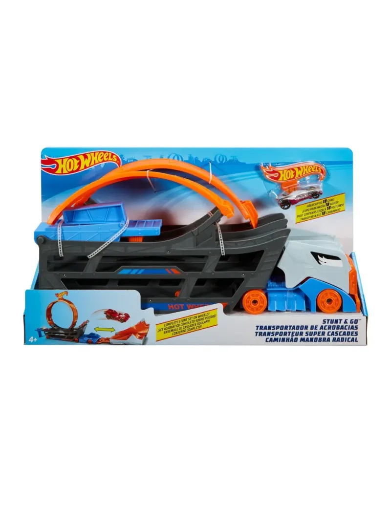 Pista de carreras armable Set de acrobacias Hot Wheels