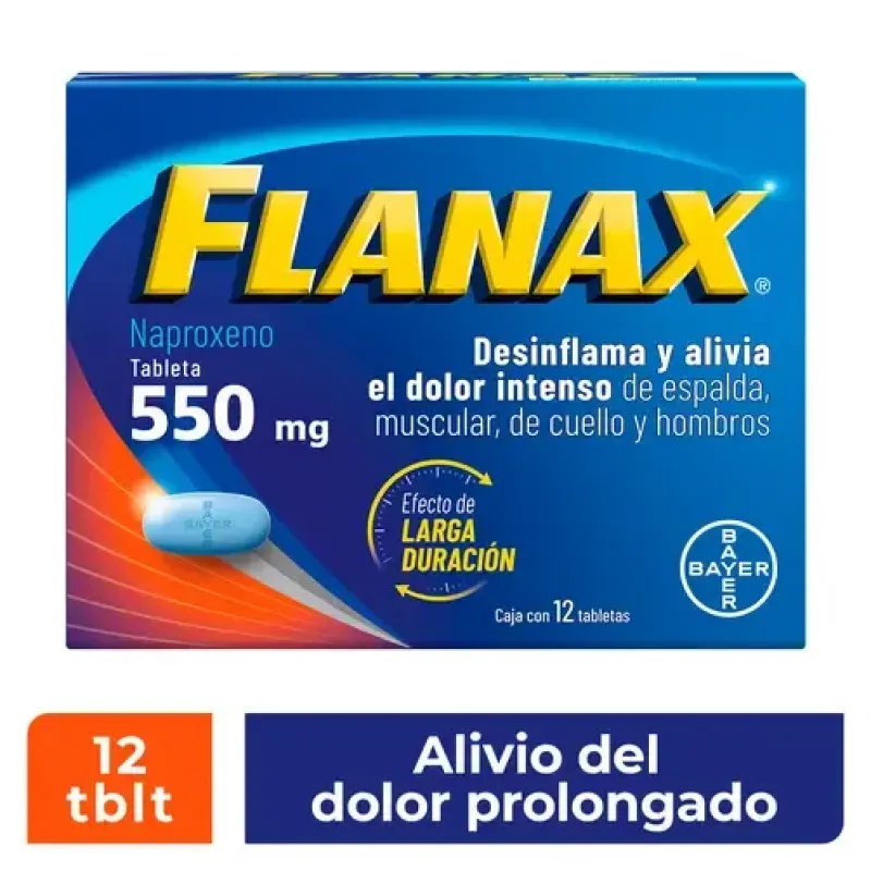 FLANAX CON 12 Tabletas