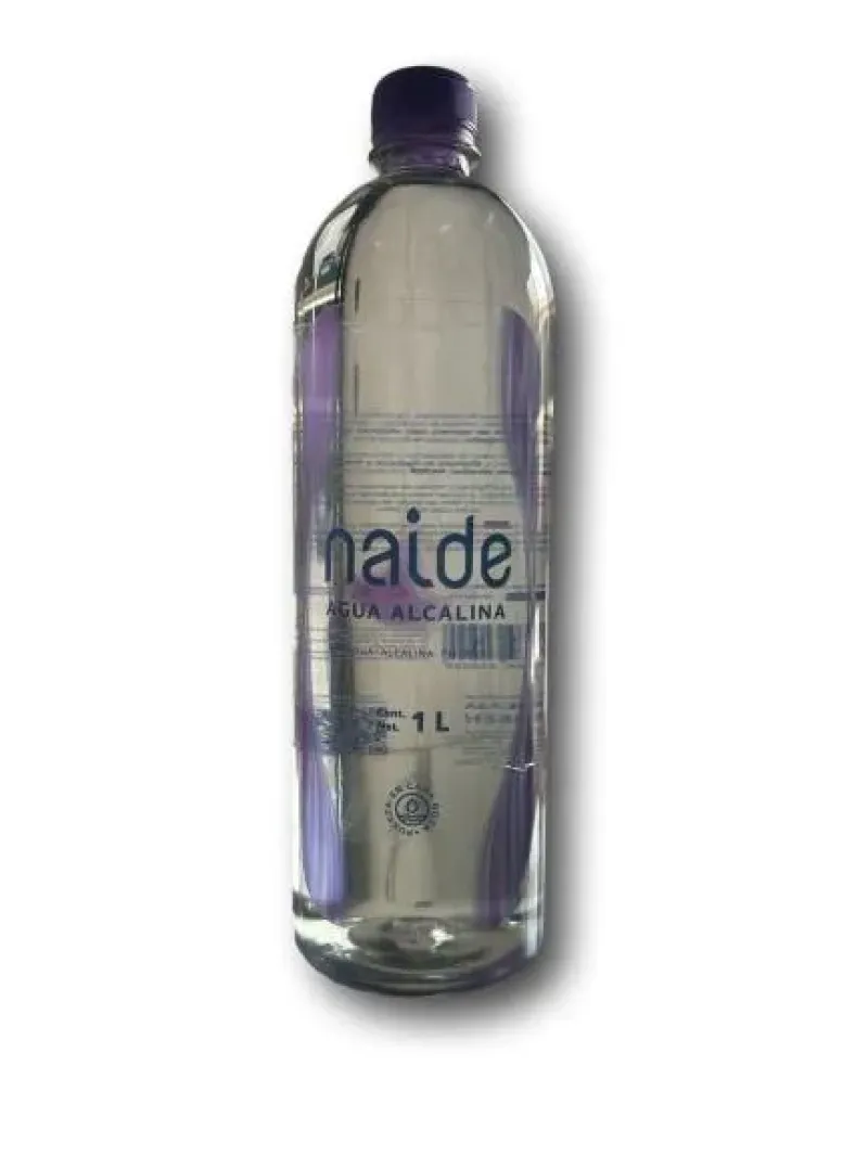 Naide Agua Alcalina Premium, Box 6pzs De 1 Lt Ph 9.5