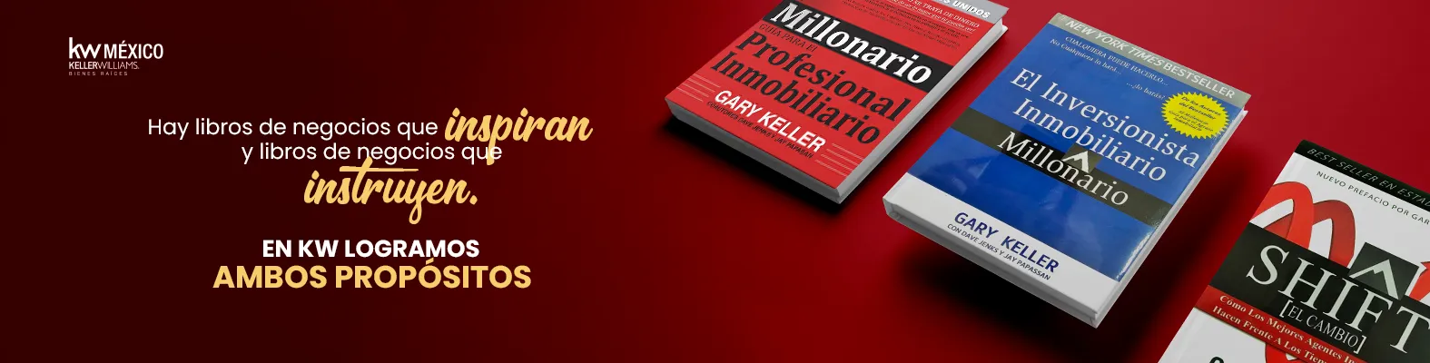 Banner de productos de la tienda KW Mexico