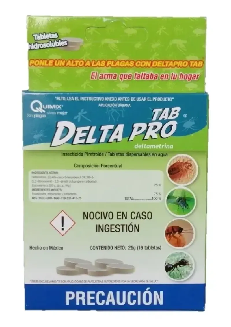 Pastillas Elimina Insectos Delta Solubles / Insecticida 