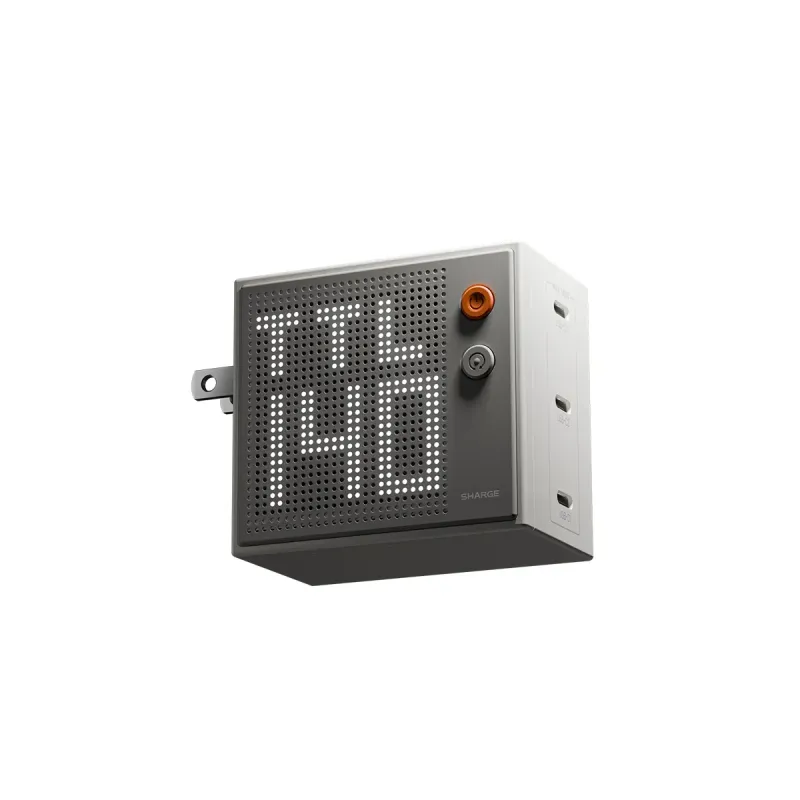 Cargador Sharge Pixel 140w Gan Con Pantalla De Matriz Usb