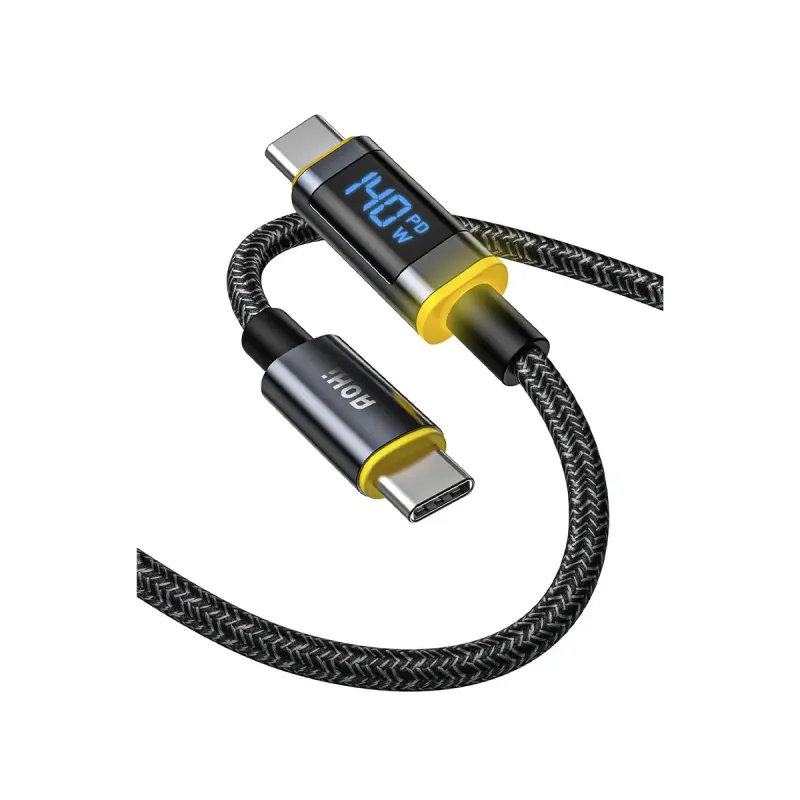 Cable Aohi Magline 140w Usb-c A Usb-c Super Rapido 1,2 Metro