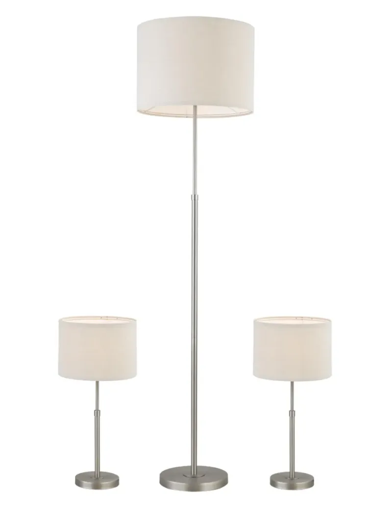 Set lámparas LED 3 piezas