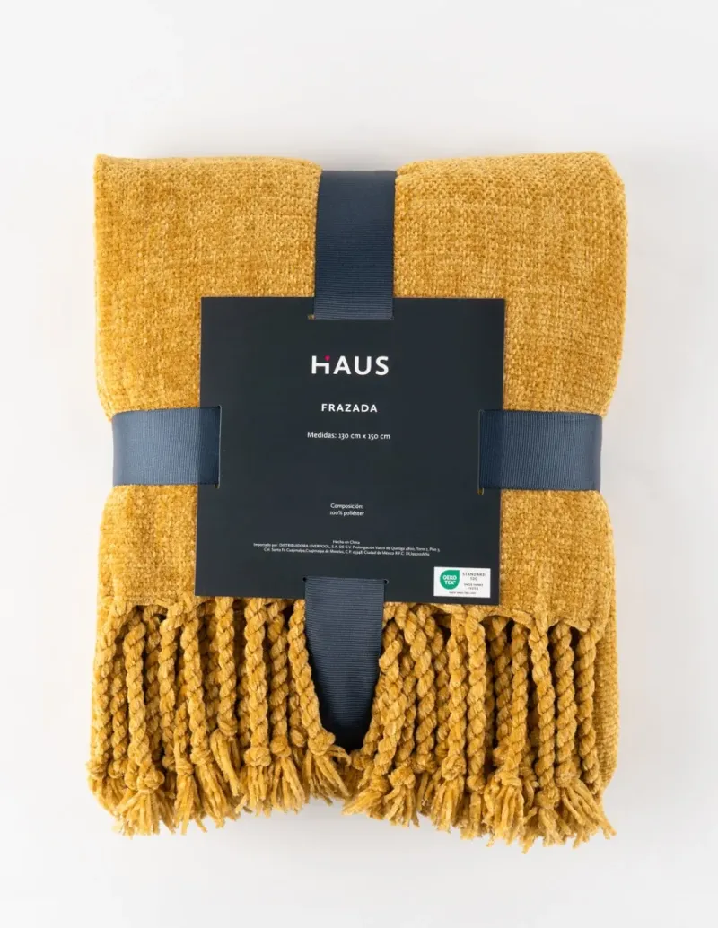 Frazada de tejido punto Chenille unisex