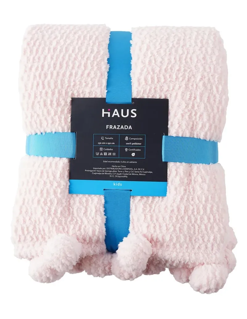 Frazada de tejido plano para niño