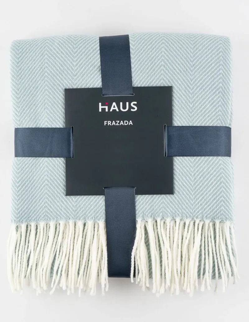 Frazada de tejido plano Herringbow