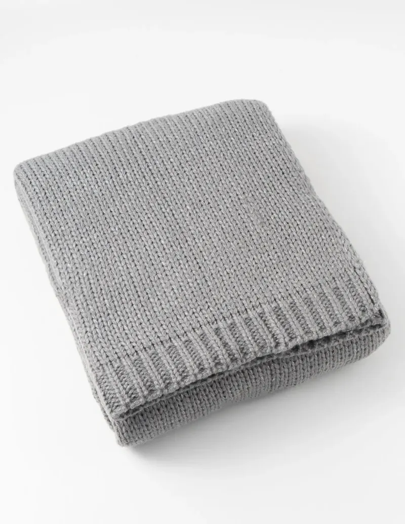 Frazada de tejido plano Knitting Lurex