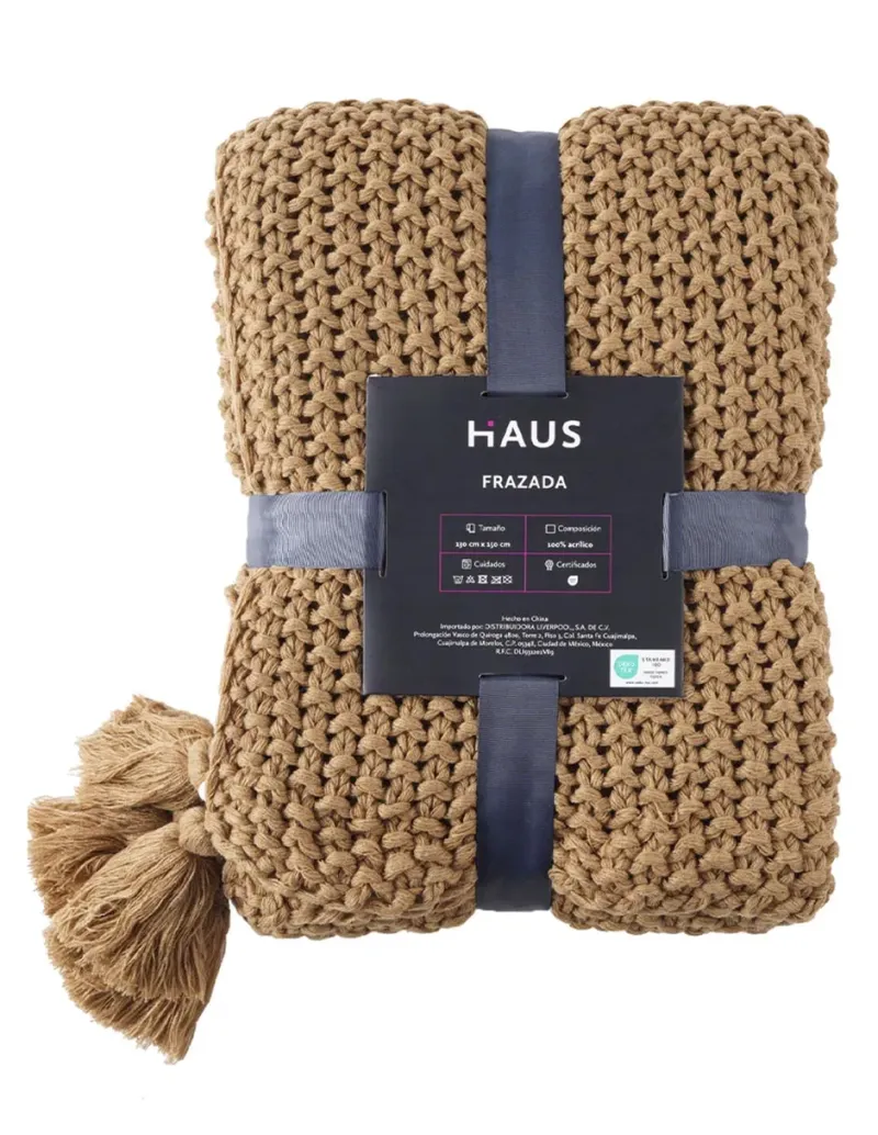Frazada de tejido plano Knitting