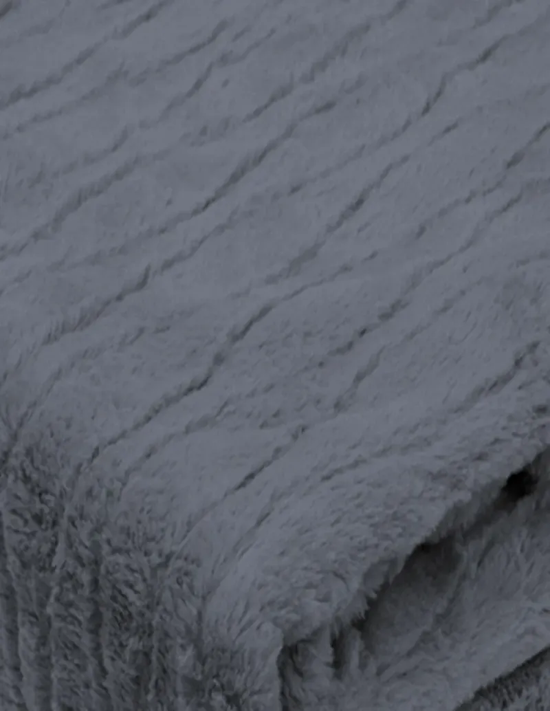 Frazada tejido punto Silver