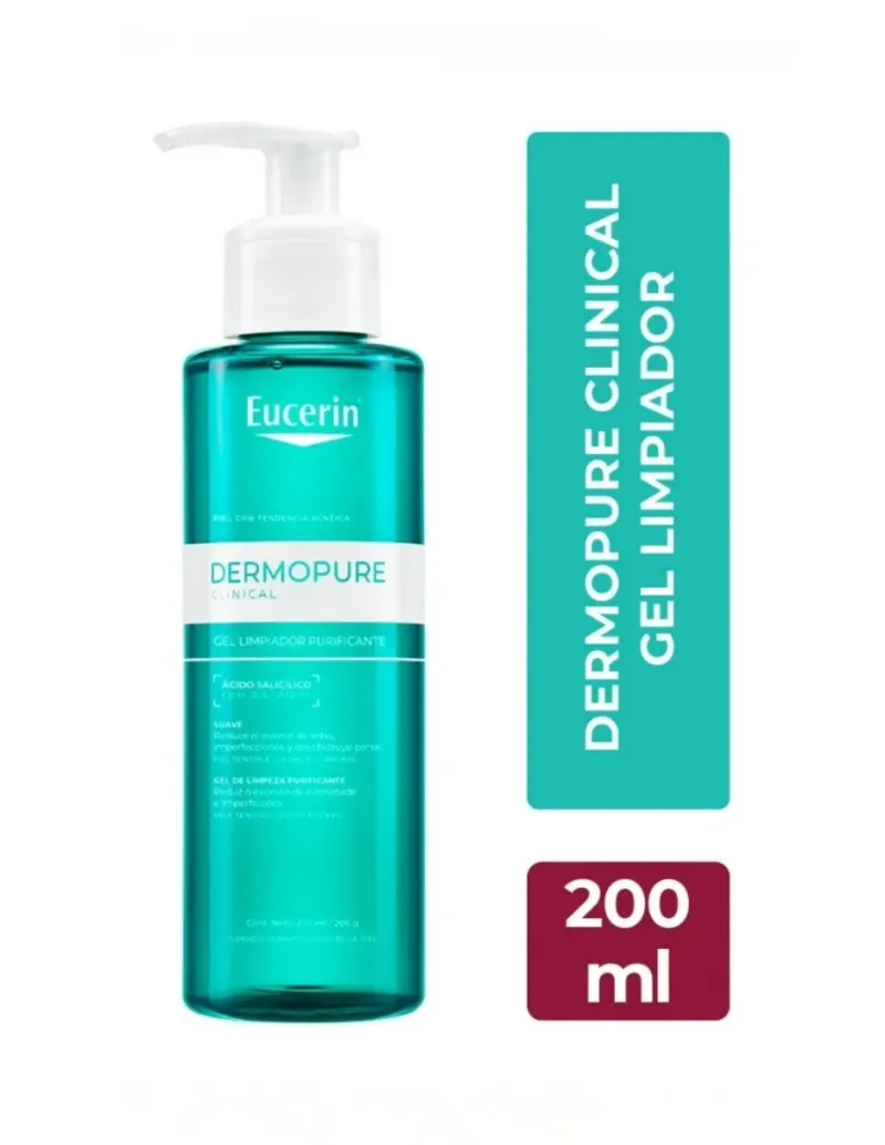 Gel facial Dermopure para purificar