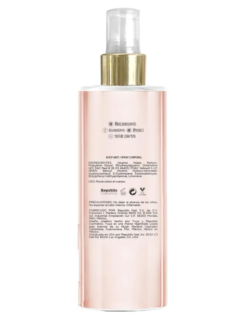 Body mist para mujer