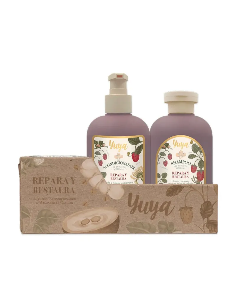 Set de shampoo para cabello Repara y Restaura